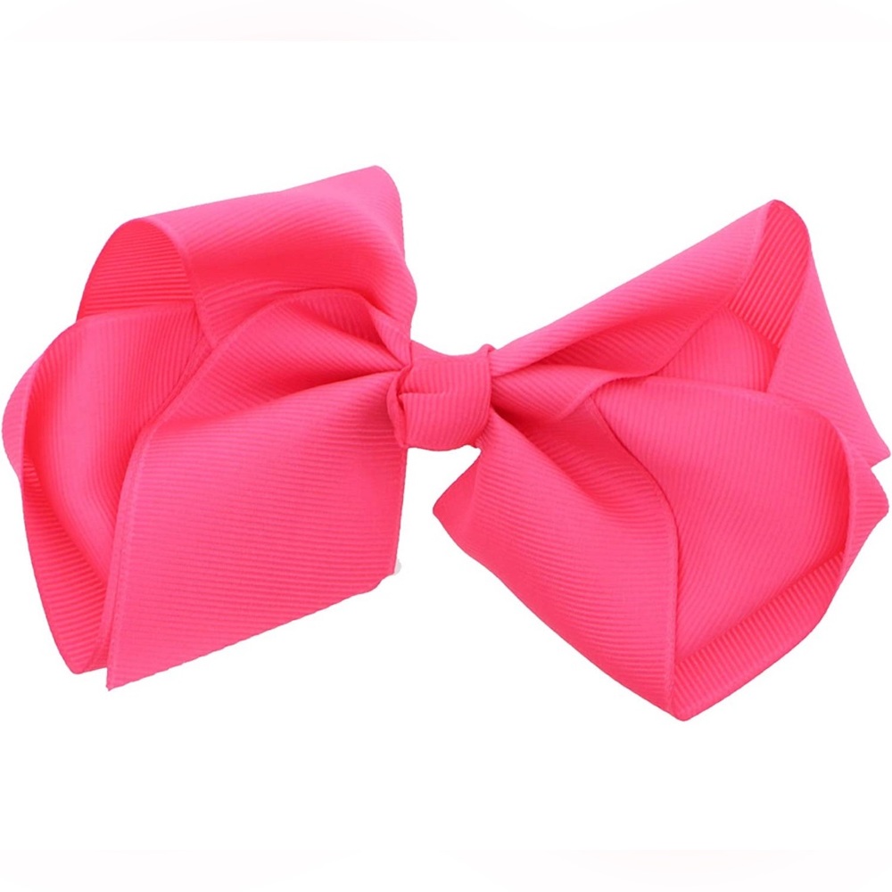 Hot Pink Hair Clip Bow